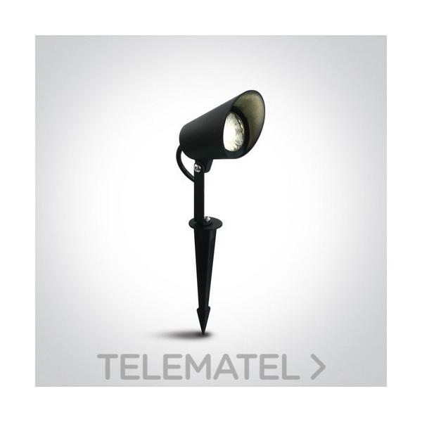 PROYECTOR ESTACA EXT.COB LED 8W 3000K 38° 24V DC IP65 DIM.Al NG