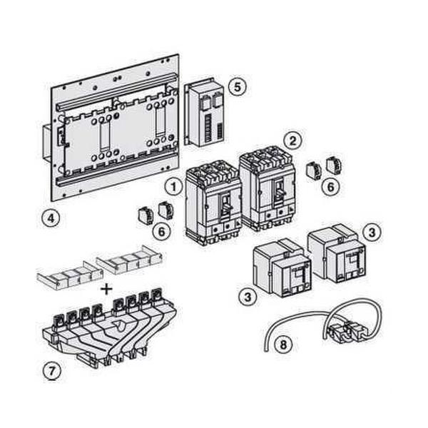 KIT DE CABLEADO PARA 2 INTERRUPTORES A IVE