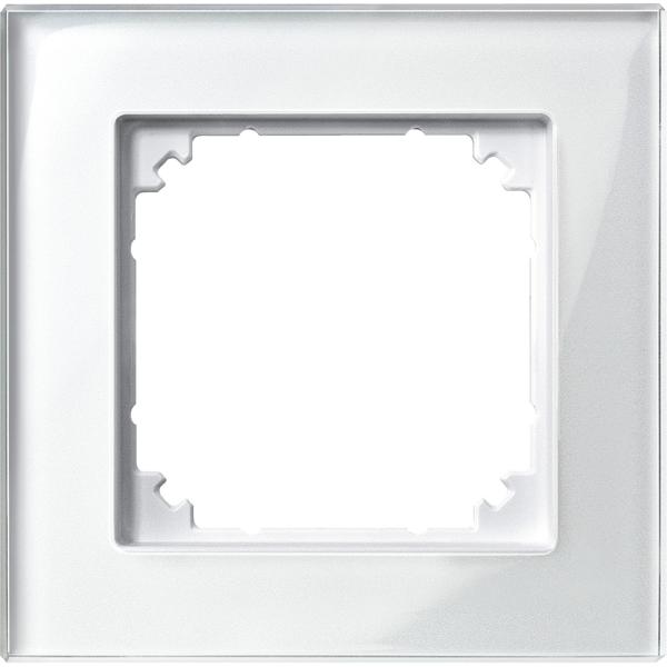 MARCO 1 ELEMENTO SYSTEM M-PLAN CRISTAL BLANCO