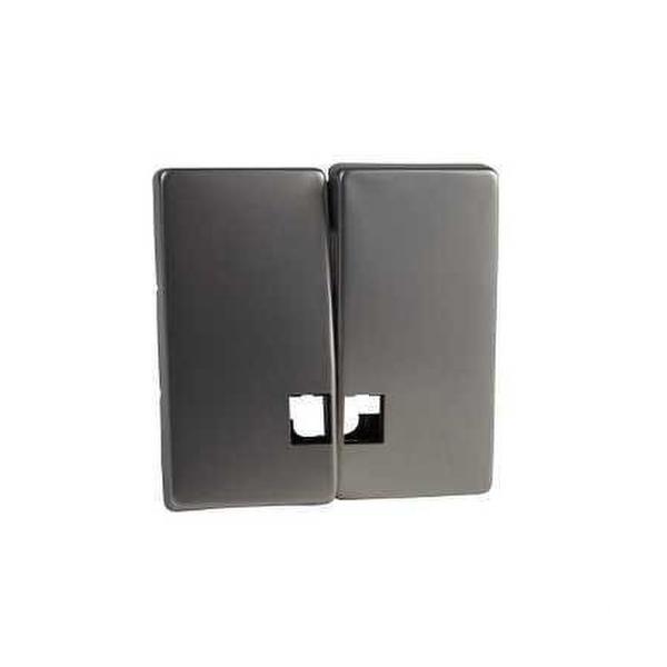 TECLA DOBLE C/VISOR ARTEC ACERO