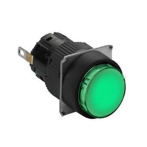 PILOTO REDONDO VERDE LED 12V