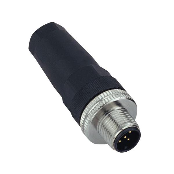 CONECTOR CABLE PVC MACHO M12 5pin 1m