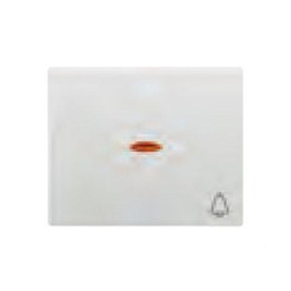 TECLA PULSADOR LUZ LUMINOSO SERIE IRIS EN NEGRO ANTRACITA