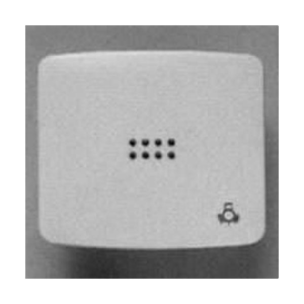 TECLA PULS.LUZ C/VISOR S.ARCO COBRE