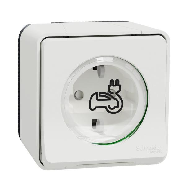 ZÓCALO REFORZADO SUPERFICIE DEL TORNILLO SIDEE BLANCO