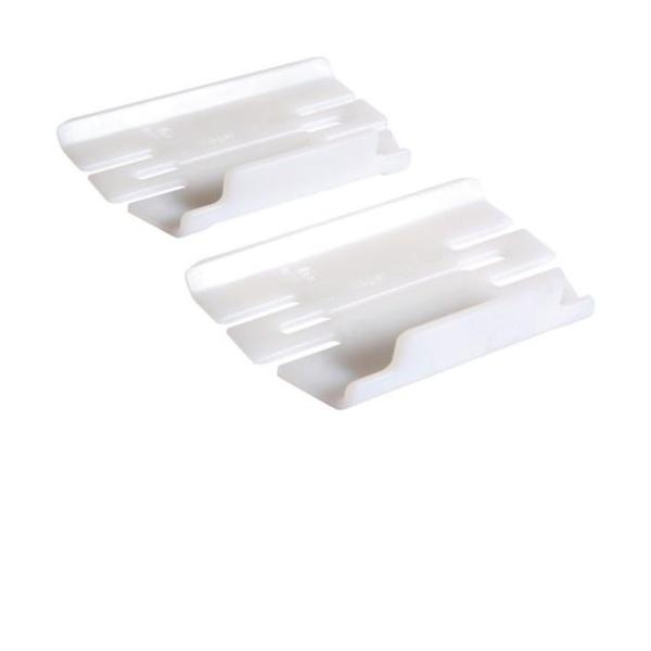 JUEGO DE PIEZAS DE UNIÓN PARA CANAL GBD 50x85mm RAL9016 (2u)