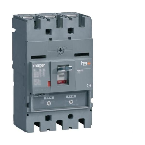INTERRUPTOR AUTOMÁTICO DE CAJA MOLDEADA h3+ P250 3P3D 125A 25kA RELÉ TM
