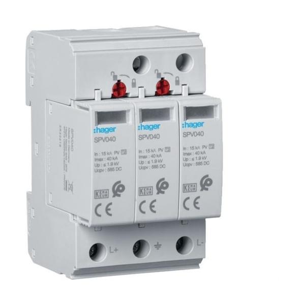 DPS PARA 1000V DC PV UCPV 1170V IN 15kA IMAX 40kA UP 3.7kV