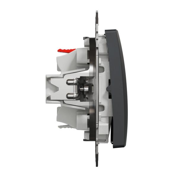 Sedna Design Conmutador  10AX Antracita