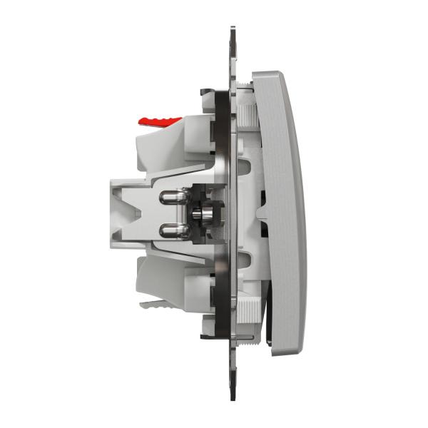 Sedna Conmutador  10AX Aluminio