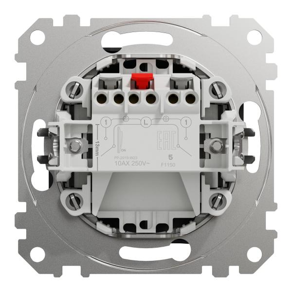 Sedna Design Interruptor Doble 10AX Antracita