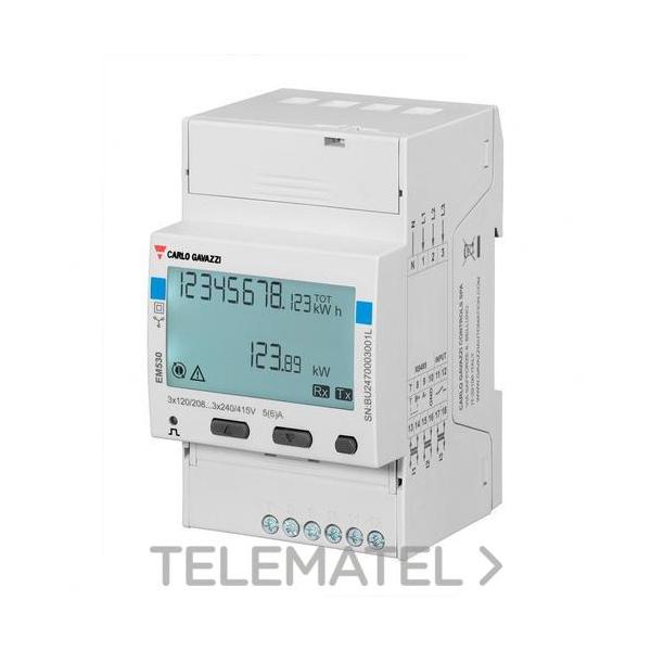 MEDIDOR DE ENERGÍA TRIFÁSICO CT 5A RS485 DIGITAL INPUT