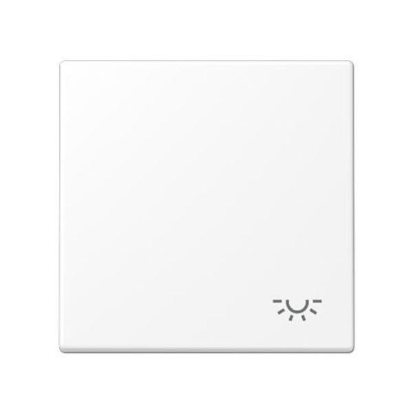 TECLA CON SÍMBOLO LUZ LS BLANCO MATE