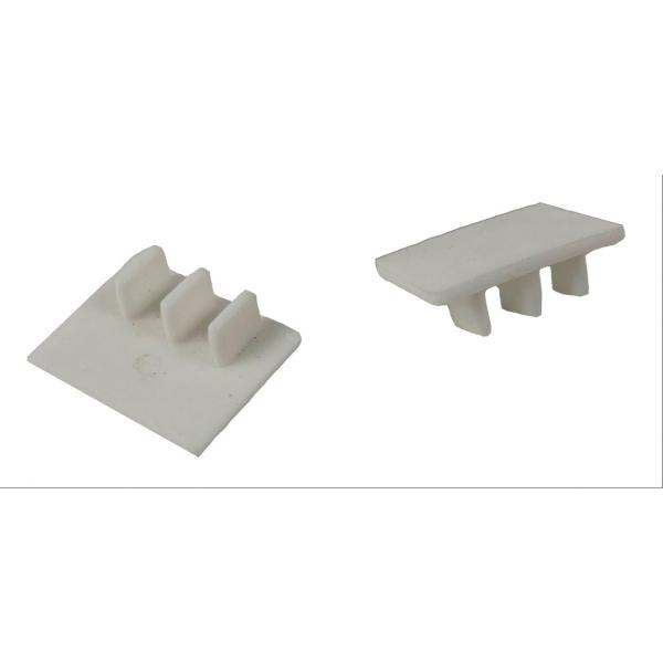 TAPA FINAL PARA PEINE DE CONEXIN BIPOLAR EN COLOR BLANCO (10u)