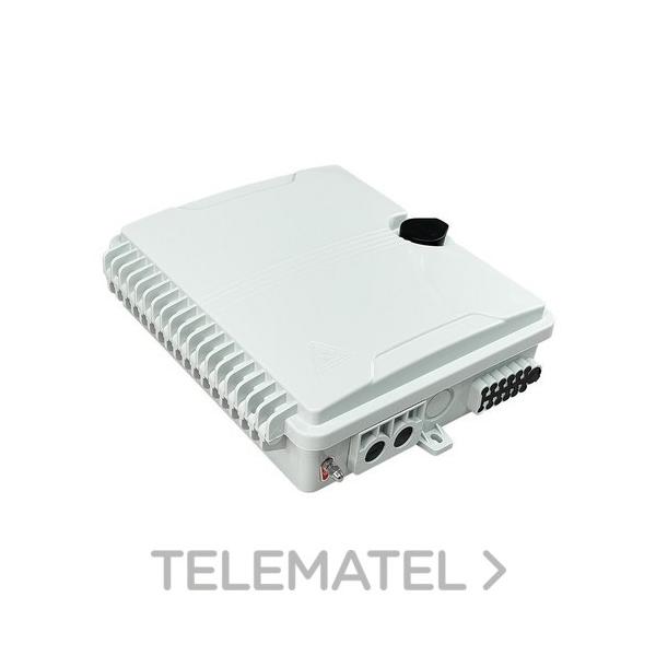 CAJA FTTH IP65 2 PTO./12 PTO.INCLUYE 1 SPLITTER CASS.1:8 SC/APC 225x200x65mm GR