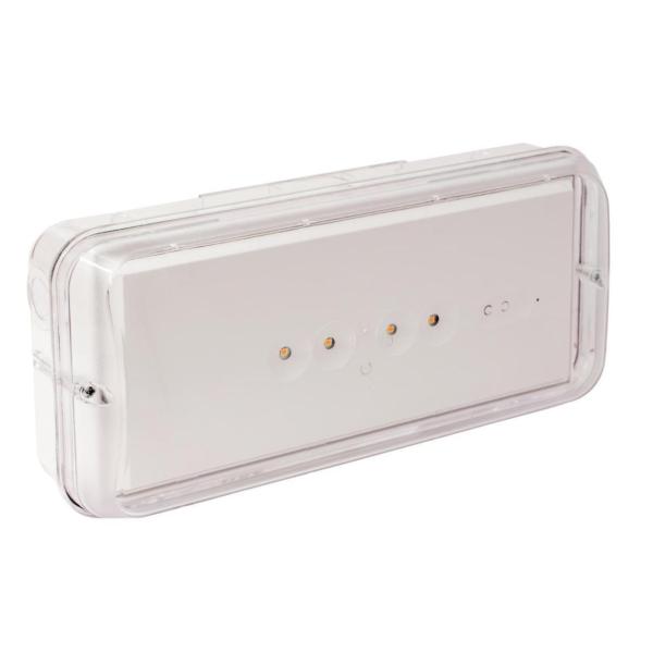 LUMINARIA EMERGENCIA XENA ESTÁNDAR 150lm NP 1h IP66/IK10 230V 50Hz TRANSPARENTE