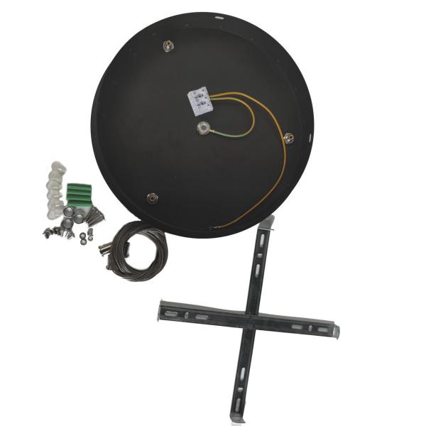 KIT DE SUSPENSIÓN CVSET PARA 1 LUMINARIA, TODAS LAS MEDIDAS 3x3m, NEGRO