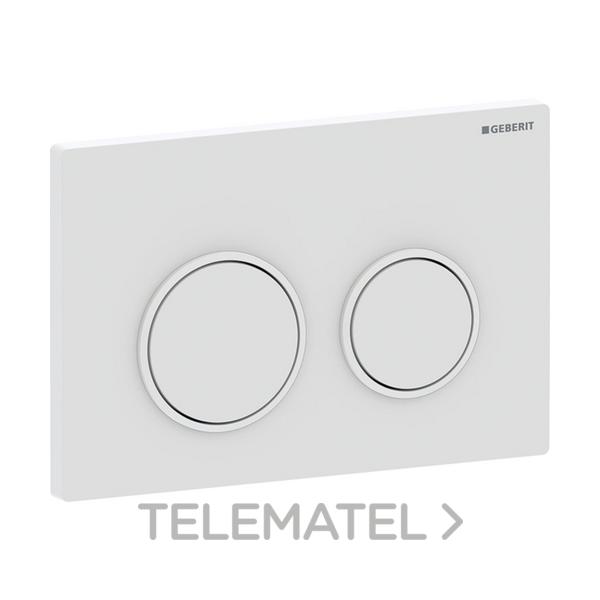 PULSADOR GEBERIT Omega20 P/DBL.DESC.BLM.LAC.REVEST.FÁCIL LIMPIAR BL