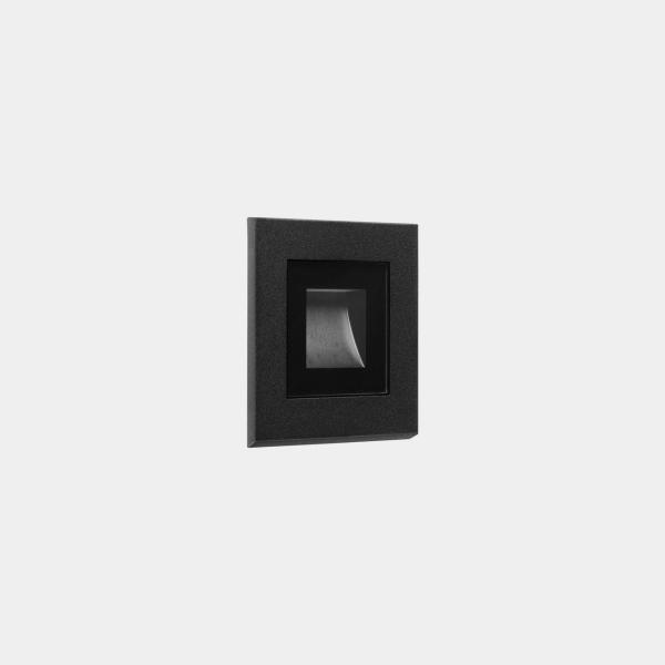 EMPOTRABLE DE PARED IP65 CLICK LED 1.4 BLANCO CÁLIDO 3000K ON-OFF 31lm NEGRO