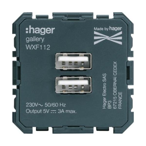 TOMA GALLERY CARGADOR USB 2 PUERTOS
