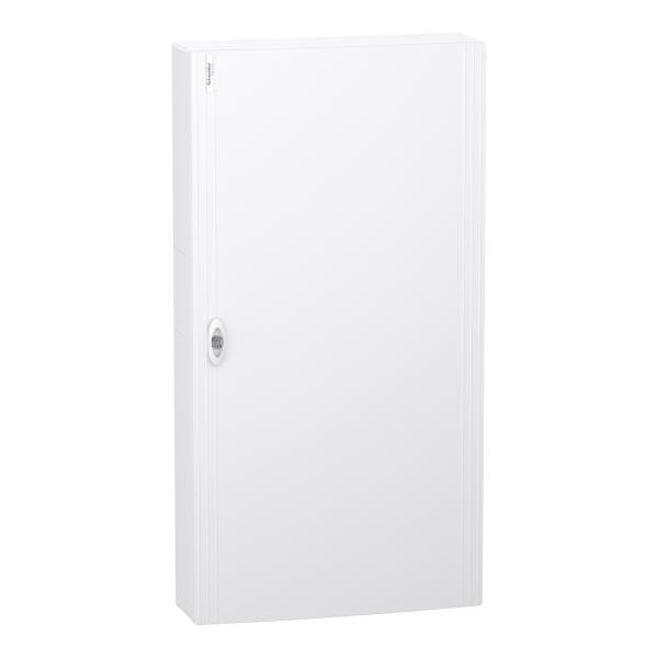 Envolvente modular, PrismaSeT XS, 6 Filas 24 Módulos , Superficie, Puerta Blanca
