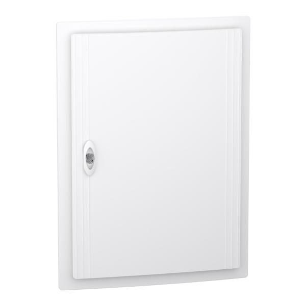 Envolvente modular, PrismaSeT XS, 3 Filas 18 Módulos , Empotrar, Puerta Blanca