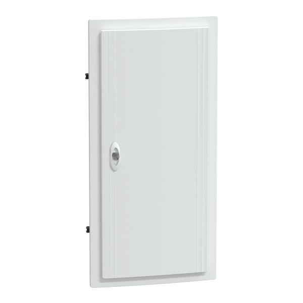 Envolvente modular, PrismaSeT XS, 4 Filas de 13 Módulos , Empotrar, Pladur, Puerta Blanca