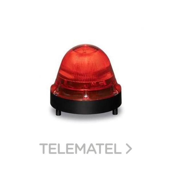 LUZ INTERMITENTE LED 16 SONIDOS SELECCIONABLES 115-230V CA ROJO