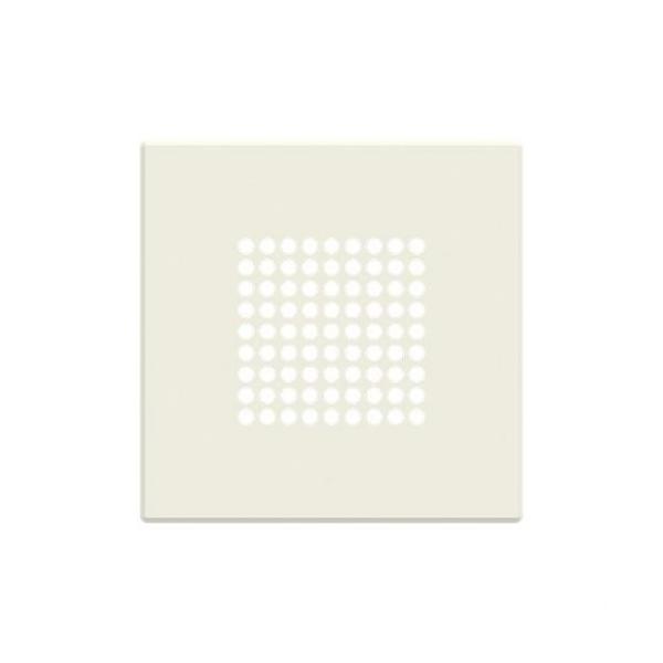 TAPA TIMBRE / ALTAVOZ / ZUMBADOR SERIE DE LUJO BLANCO ESSENCE