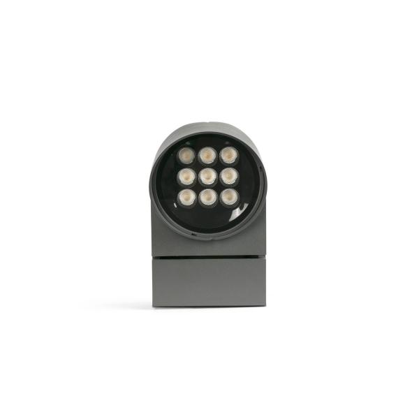 PROYECTOR MUUR 210 LED 21W 3000K 36° GRIS OSCURO