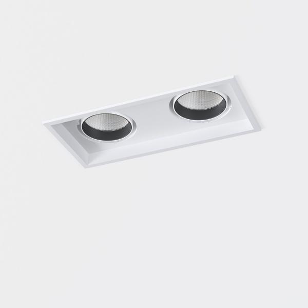 DOWNL.TOTEM DOUBLE d.80 70 3000K CRI 90 DALI BL TEXTURIZ.IN IP20/OUT IP23 6750lm