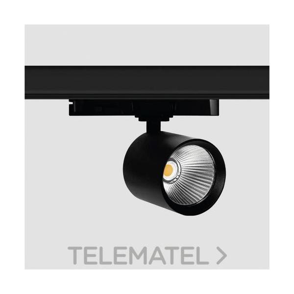 FOCO DE CARRIL TRIFÁSICO LOMBA TRUE COLORS 28W 4000K NEGRO