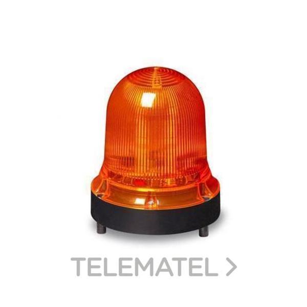 LUZ INTERMITENTE DE LED CON TULIPA PRISMÁTICA 12-24V CCA ÁMBAR