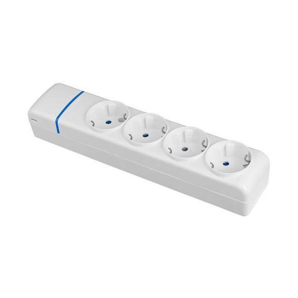 BASE MLTIPLE DE 4 TOMAS 2P+T 16A 250V
