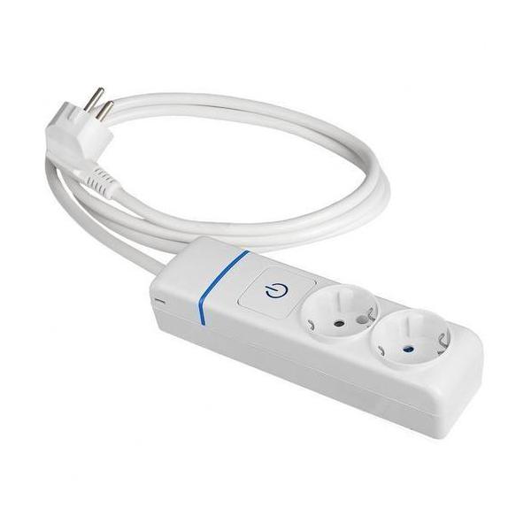 PROLONGADOR 2 T.2P+T 16A 250V INT.LUMIN.1.5 M CBL.H05VV-F 3G1,5mm
