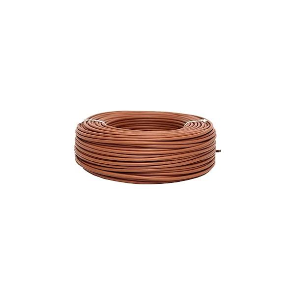 CABLE LISTIN LIBRE HALOGENOS 10mm. MARRON (rollo)