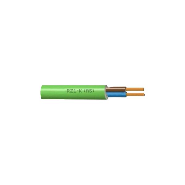 MANGUERA LIBRE HALOGENOS 1kv. 2x6mm. VERDE RZ1-K (bobina)