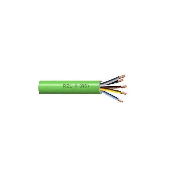 MANGUERA LIBRE HALOGENOS 1kv. 5G10mm. VERDE RZ1-K (bobina)