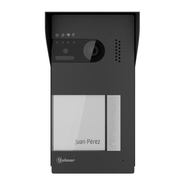 PLACA DE SUPERFICIE SOUL/1 LITE GRAFITO