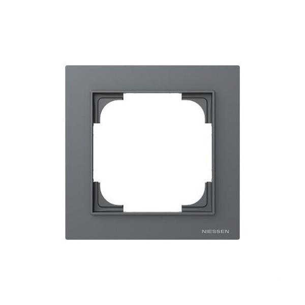 MARCO 1 ELEMENTO SERIE ALBA GRIS MATE