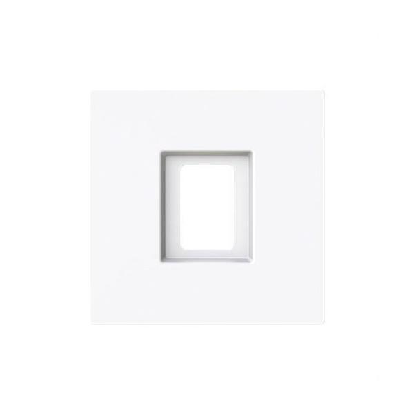 TAPA TOMA VDI SIMPLE SERIE ALBA BLANCO BRILLO
