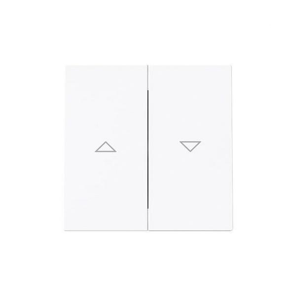 TECLA INTERRUPTOR / PULSADOR PERSIANAS SERIE ALBA BLANCO BRILLO