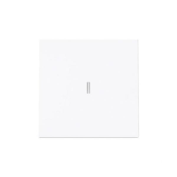 TECLA INTERRUPTOR / CONMUTADOR / CRUZAMIENTO CON VISOR SERIE ALBA BLANCO BRILLO