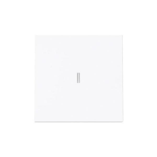 TECLA INTERRUPTOR / CONMUTADOR / CRUZAMIENTO CON VISOR SERIE ALBA BLANCO MATE