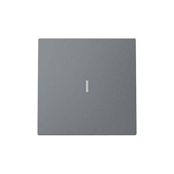TECLA INTERRUPTOR / CONMUTADOR / CRUZAMIENTO CON VISOR SERIE ALBA GRIS MATE