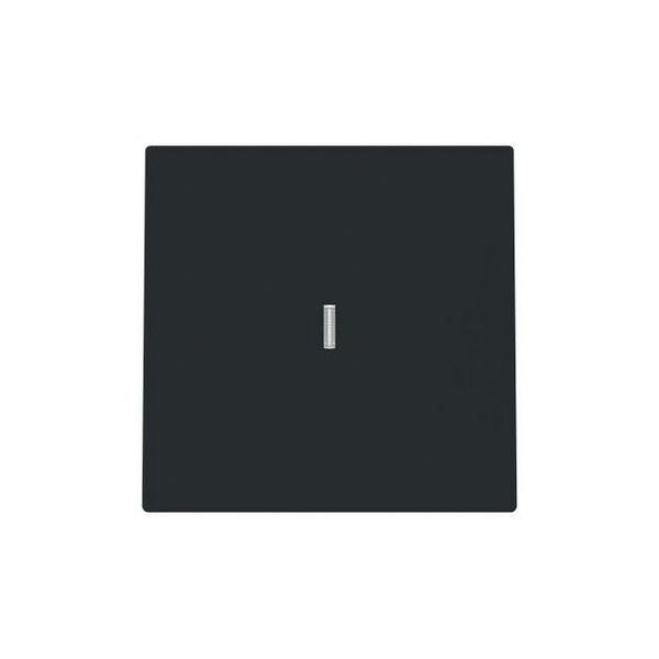 TECLA INTERRUPTOR / CONMUTADOR / CRUZAMIENTO CON VISOR SERIE ALBA NEGRO MATE