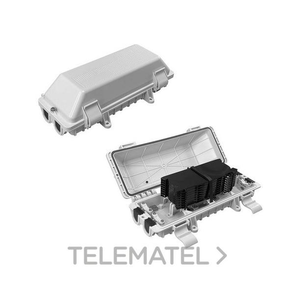 ENCAPSULADO IP68 4p 64/128fus 390x115x160mm PC + ABS GRIS
