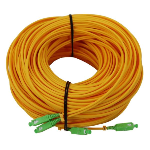 LATIGUILLO DUPLEX FIBRA ÓPTICA SM INTERIOR LSFH DCA SC/APC 65m