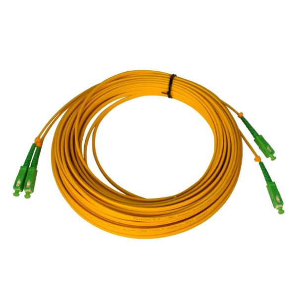 LATIGUILLO DUPLEX FIBRA ÓPTICA SM INTERIOR LSFH DCA SC/APC 35m