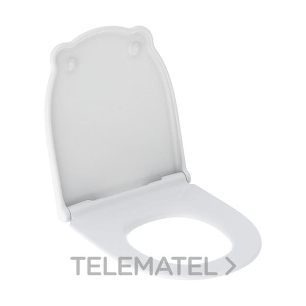 ASIENTO Y TAPA DEL INODORO BAMBINI PARA NIÑOS SIN MECANISMO SOFTCLOSING BLANCO